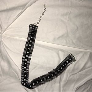 Black lace choker